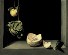 Still Life with Quince, Cabbage, Melon, and Cucumber