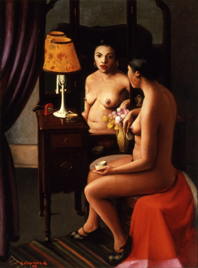 Archibald J. Motley Jr., <em>Brown Girl After the Bath</em>, 1931. Oil on canvas, 48.25 x 36 inches (122.6 x 91.4 cm). Collection of the Columbus Museum of Art, Ohio. Gift of an anonymous donor, 2007.015. © Valerie Gerrard Browne.